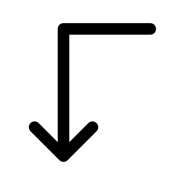 arrow-turn-left-down